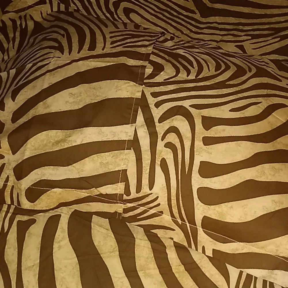 Ralph Lauren Zebra Safari Reversible Jungle Animal Print Comforter Set Sz. Queen